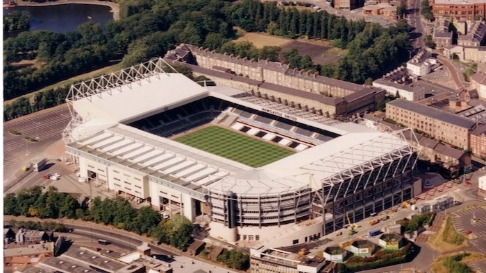 St. James' Park in 1995 - ready to host Euro '96 games
