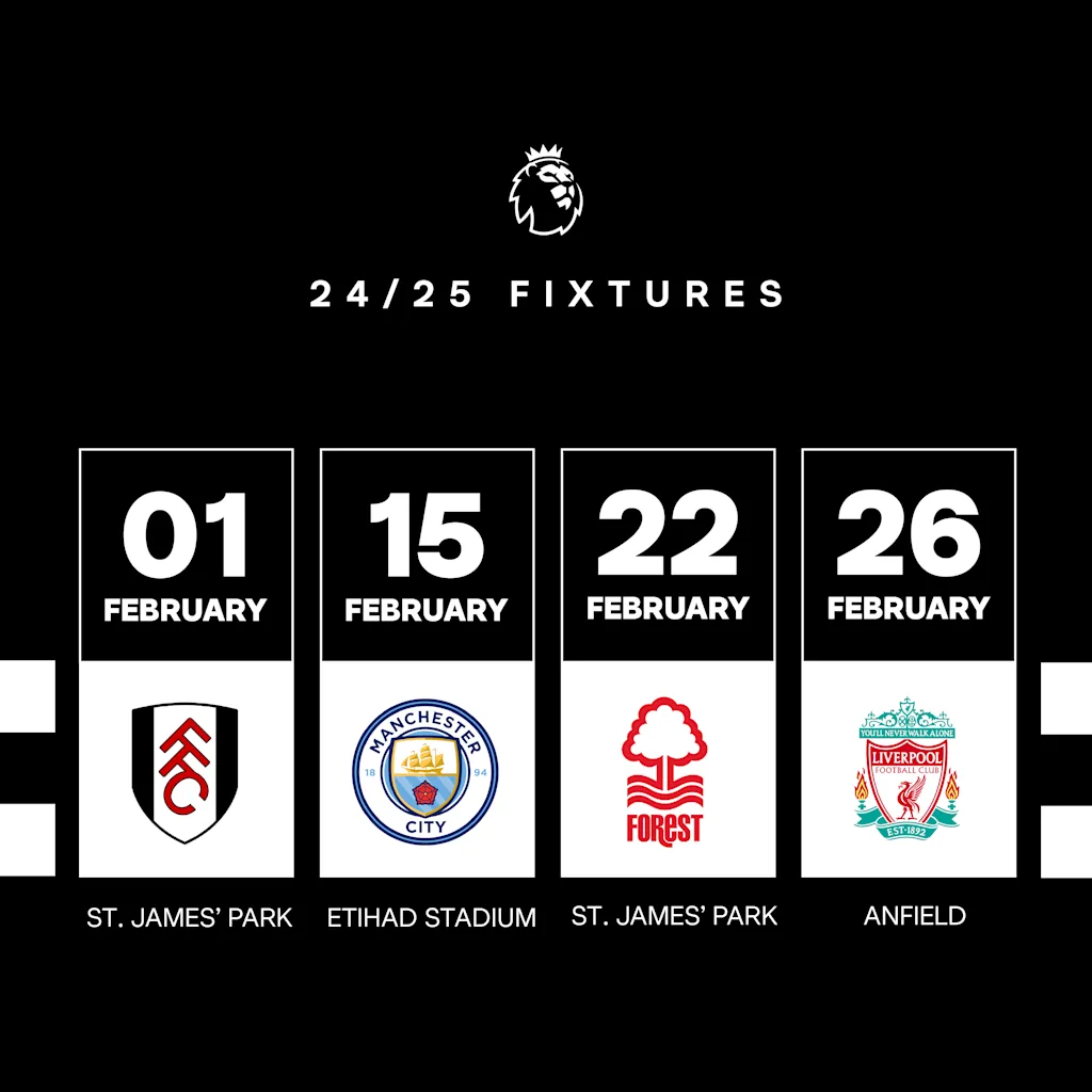 Newcastle United - Home