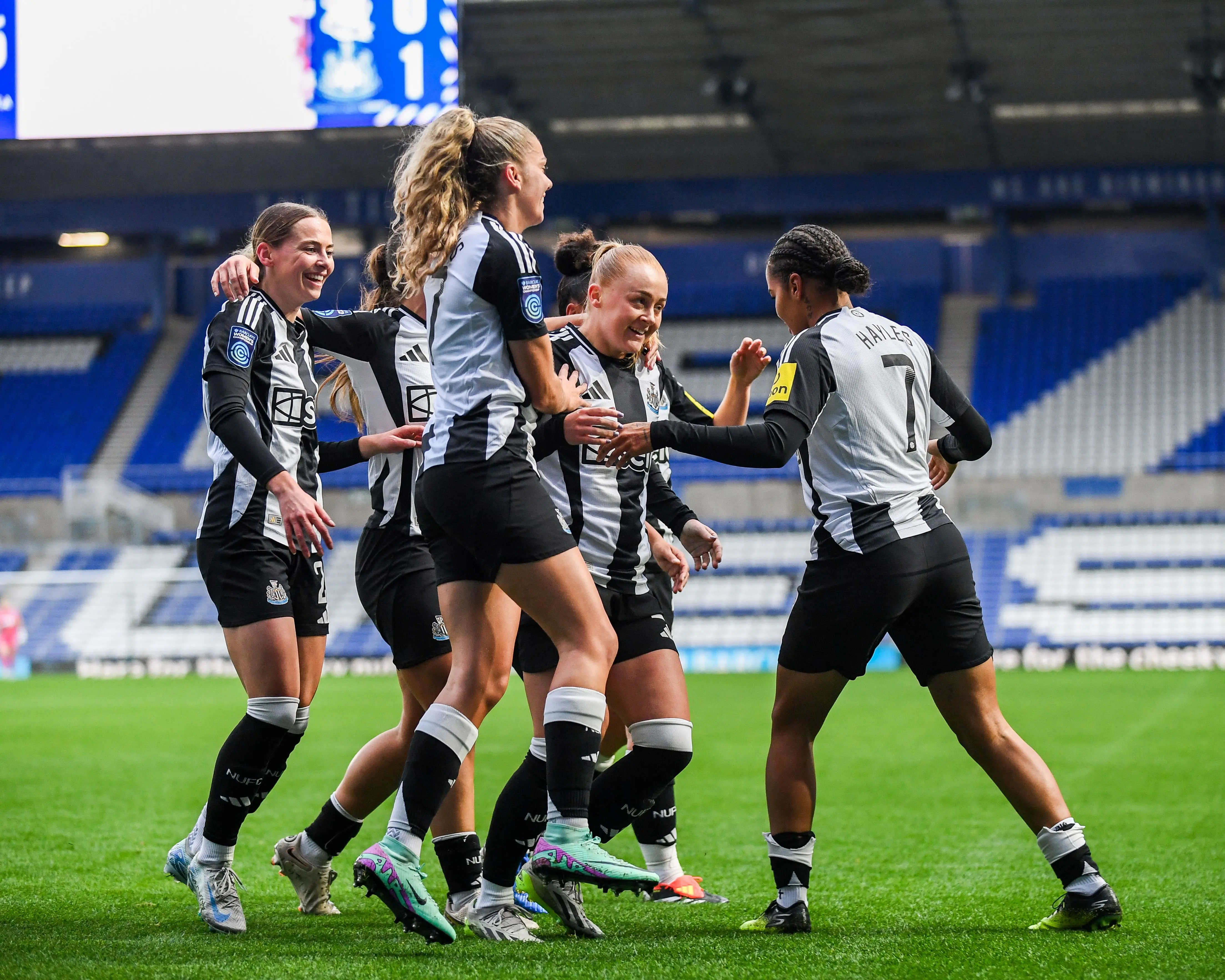 Newcastle United Women celebrate Birmingham image