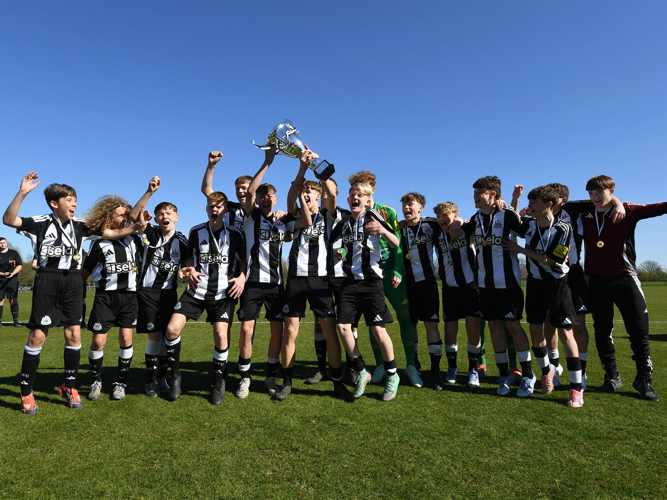 U14s Black and White Cup winners image
