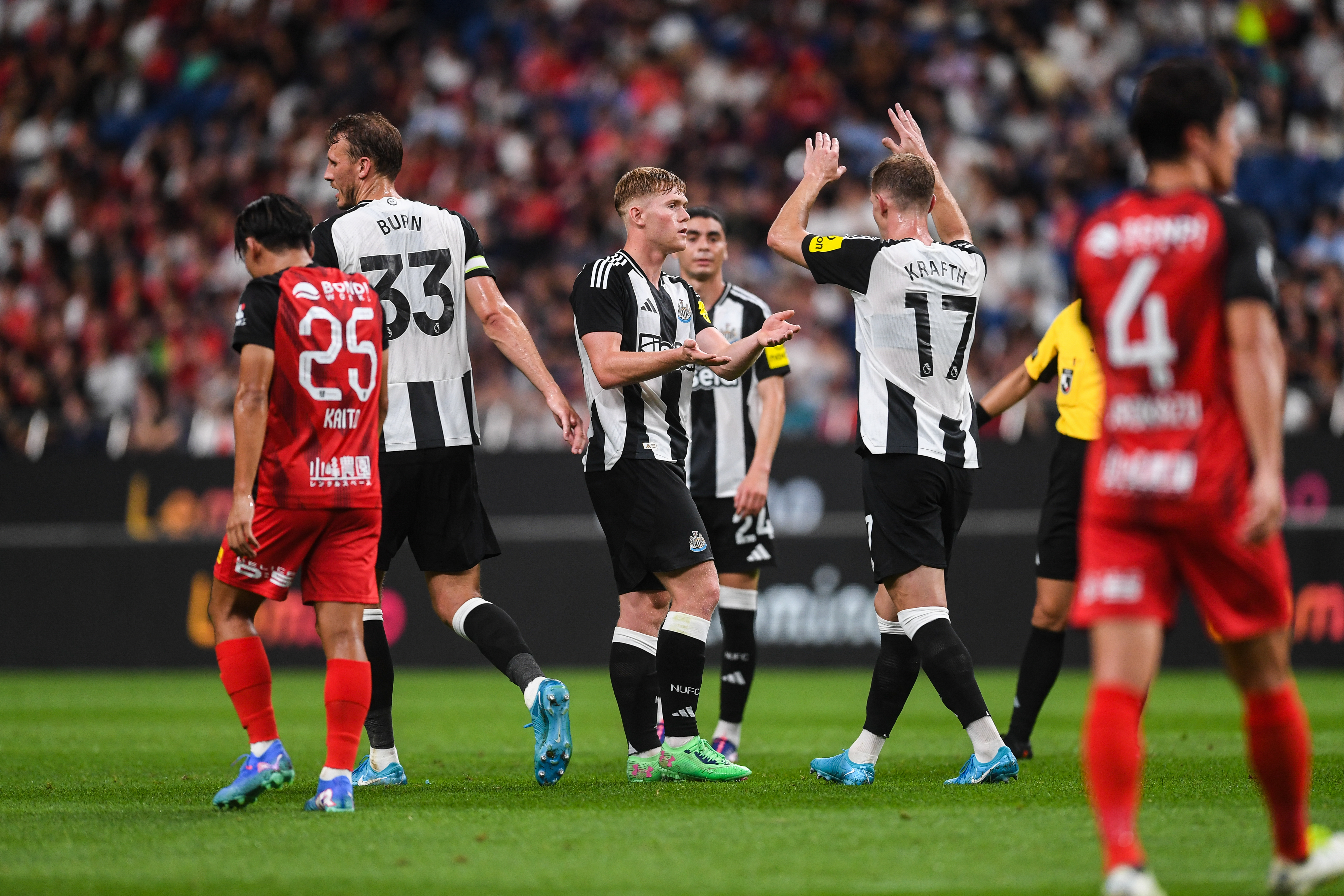 Victory over Urawa Red Diamonds in pictures Newcastle United