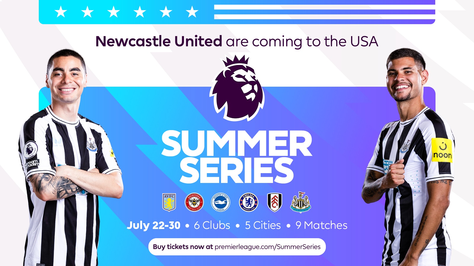General sale opens for Premier League Summer Series tickets Newcastle
