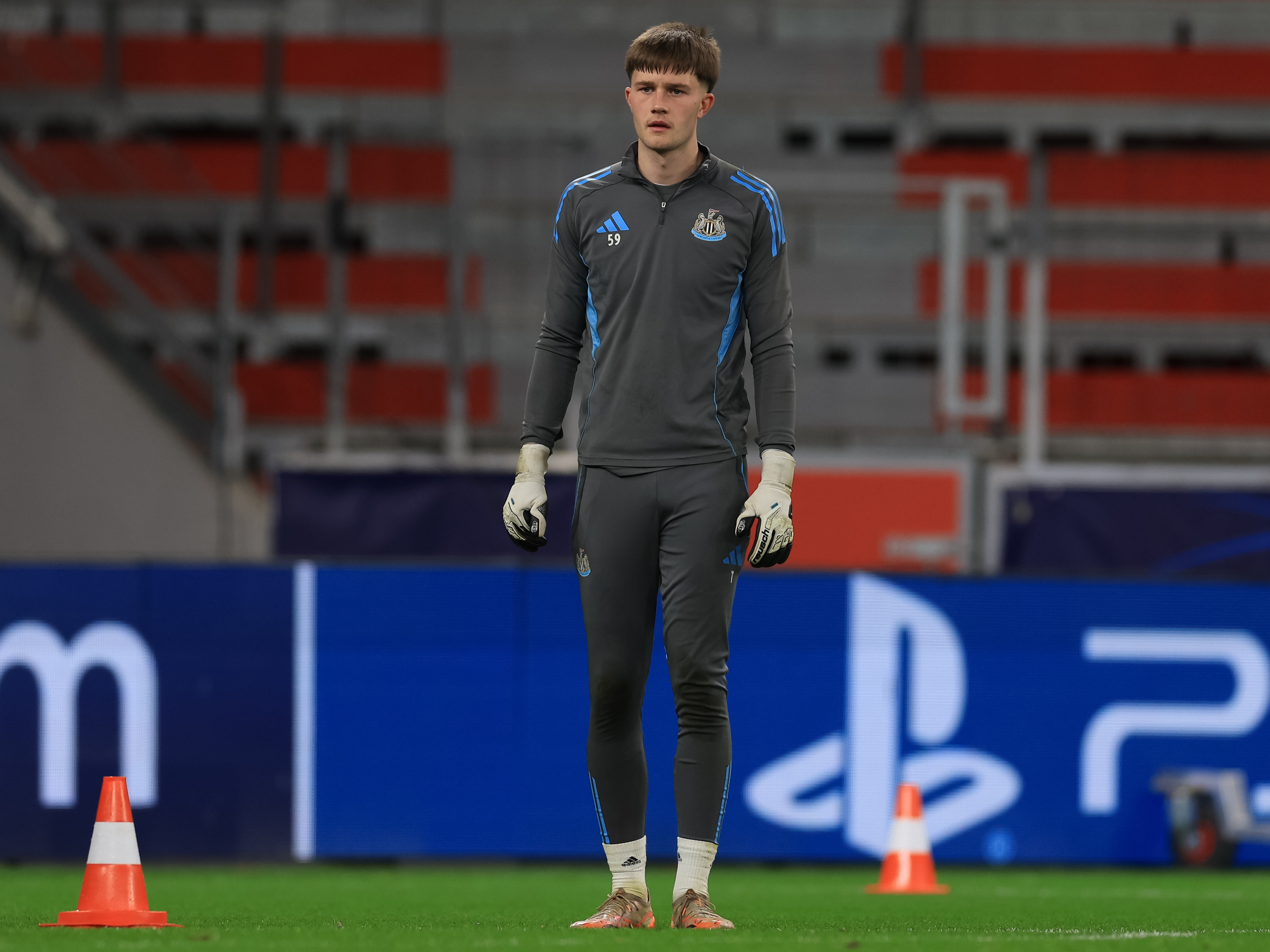 Newcastle teenage goalkeeper Adam Harrison part of the squad that took on Bayern Leverkusen  in Champions League 