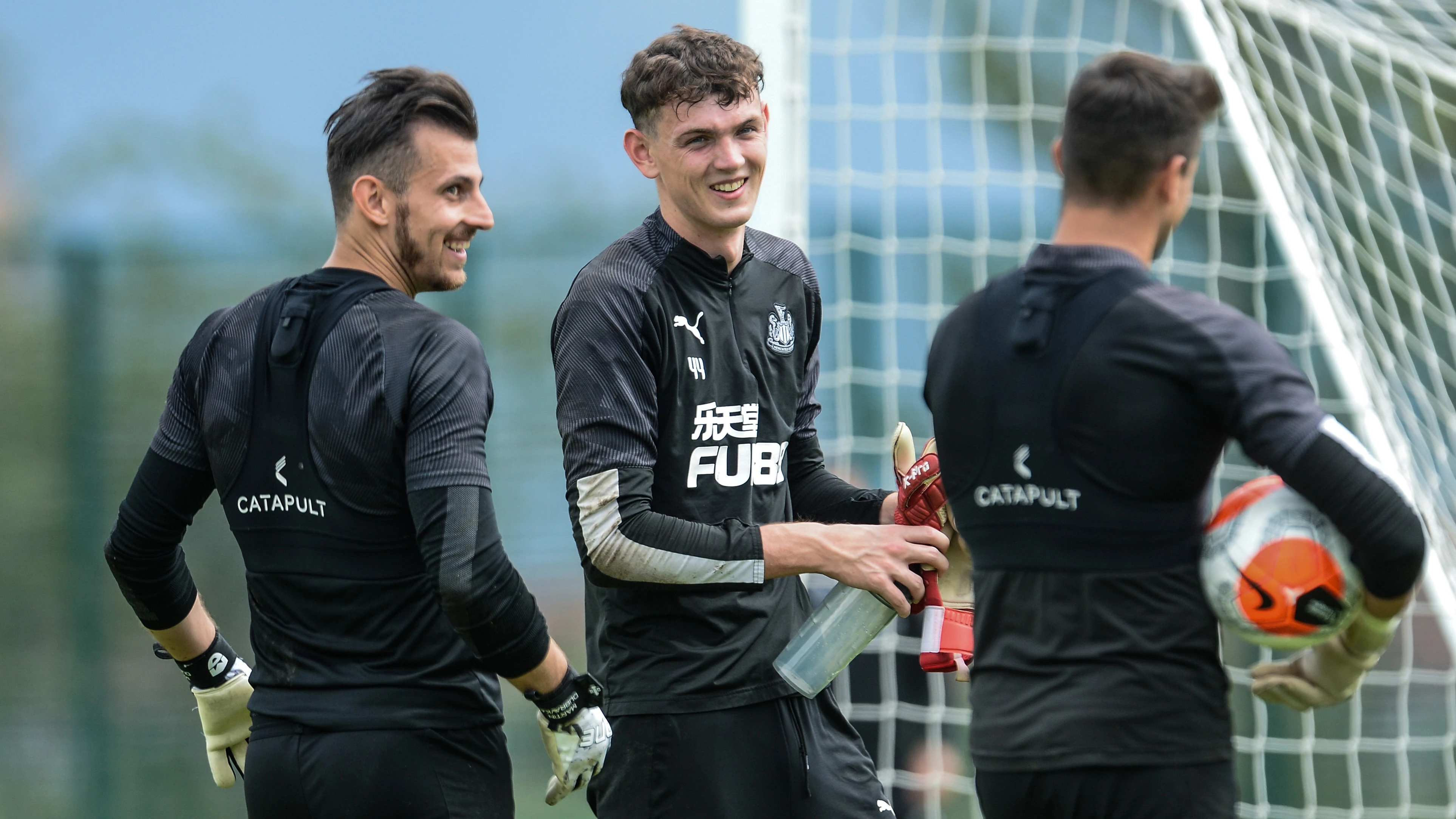 martin-dubravka-dan-langley-karl-darlow-training