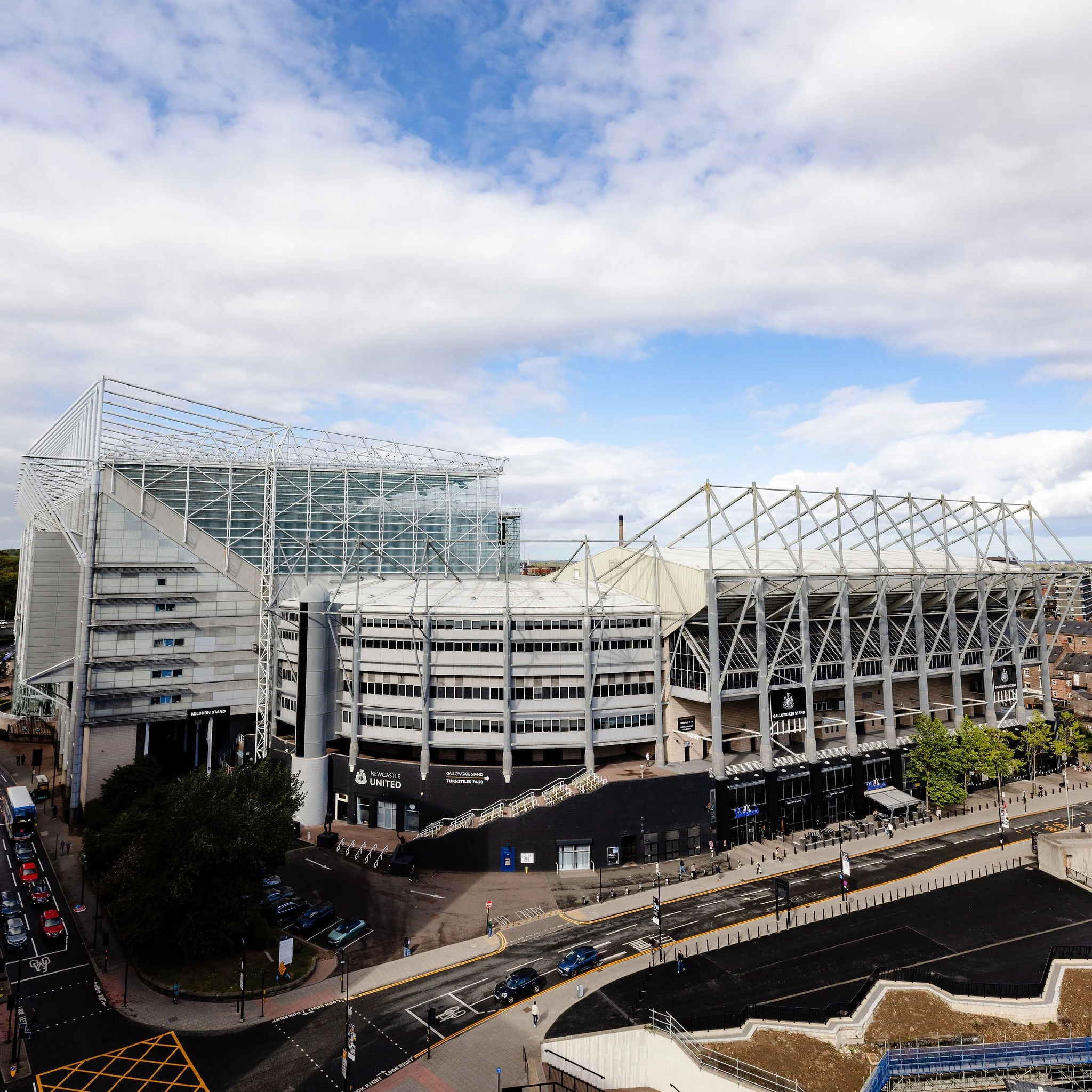 St. James' Park stadium exterior