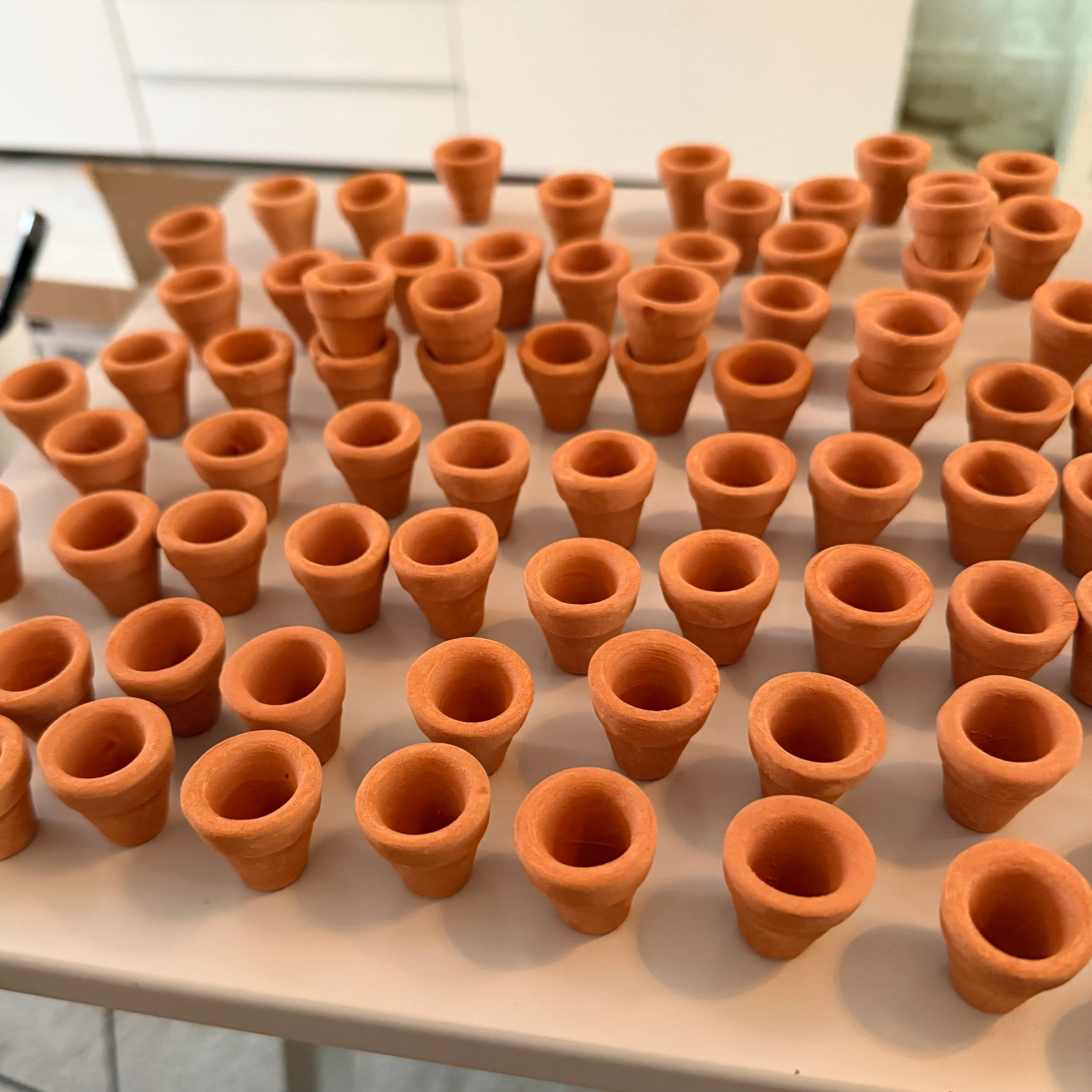 Above: the long-awaited Tunisia pots