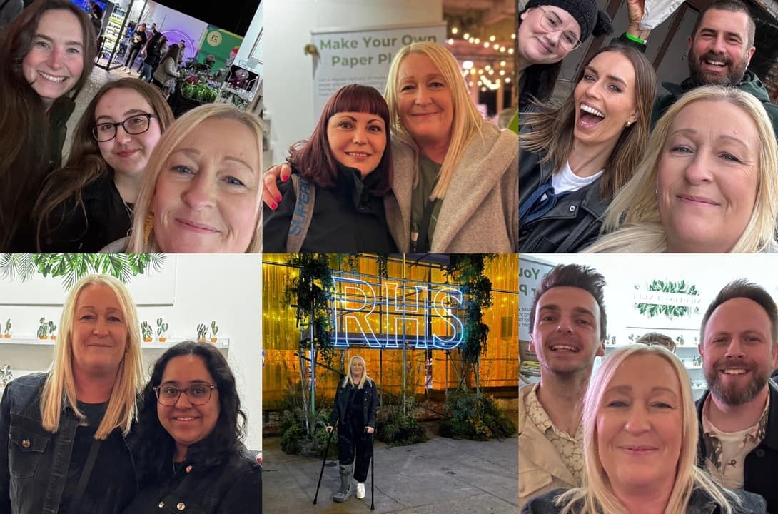 Above: the crowds and my lovely customers and friends from the show