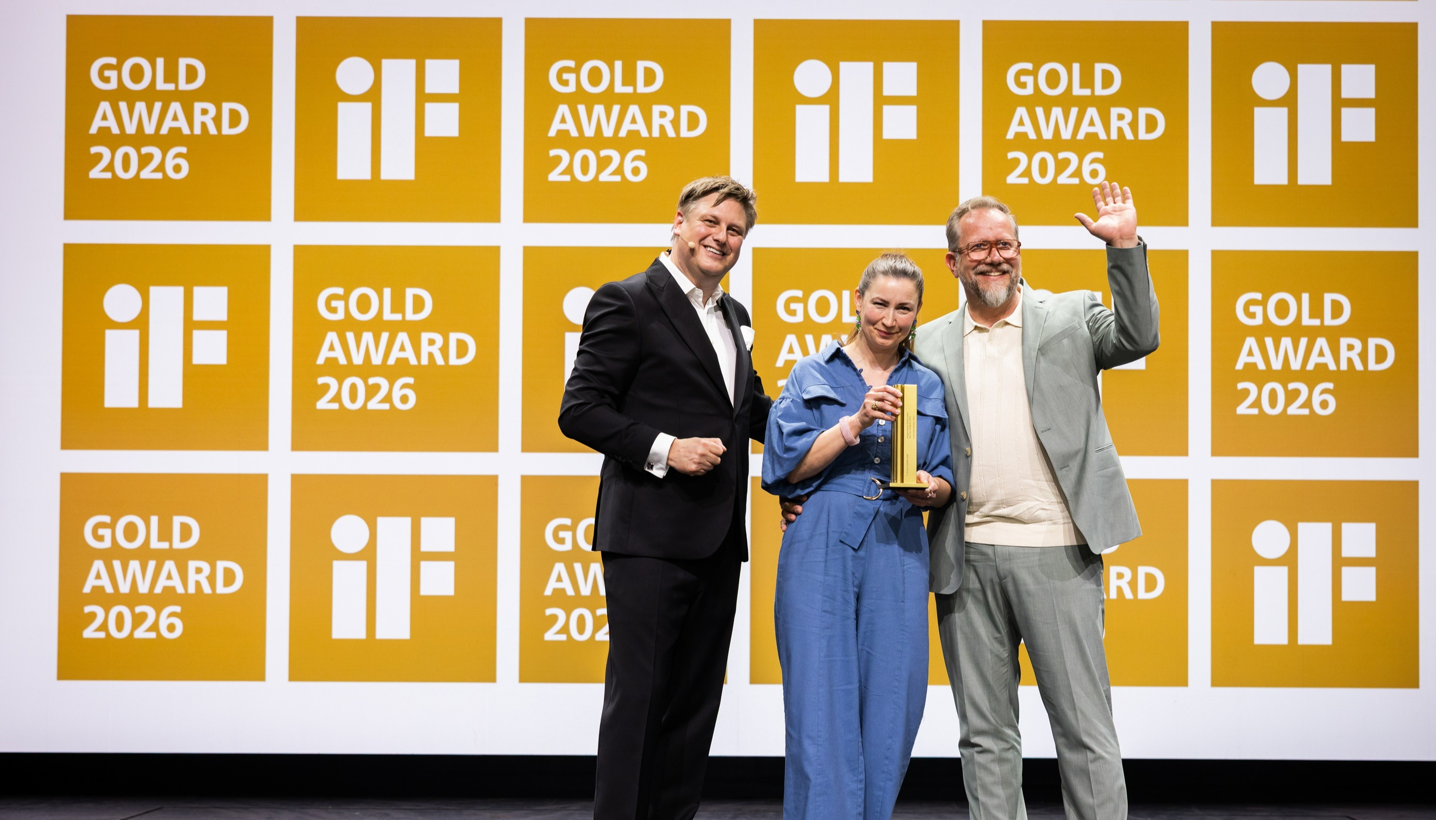 iF DESIGN AWARD Gold Winners celebrate their success at the iF Design Award Night 2026 in Berlin´s Friedrichstadt-Palast.