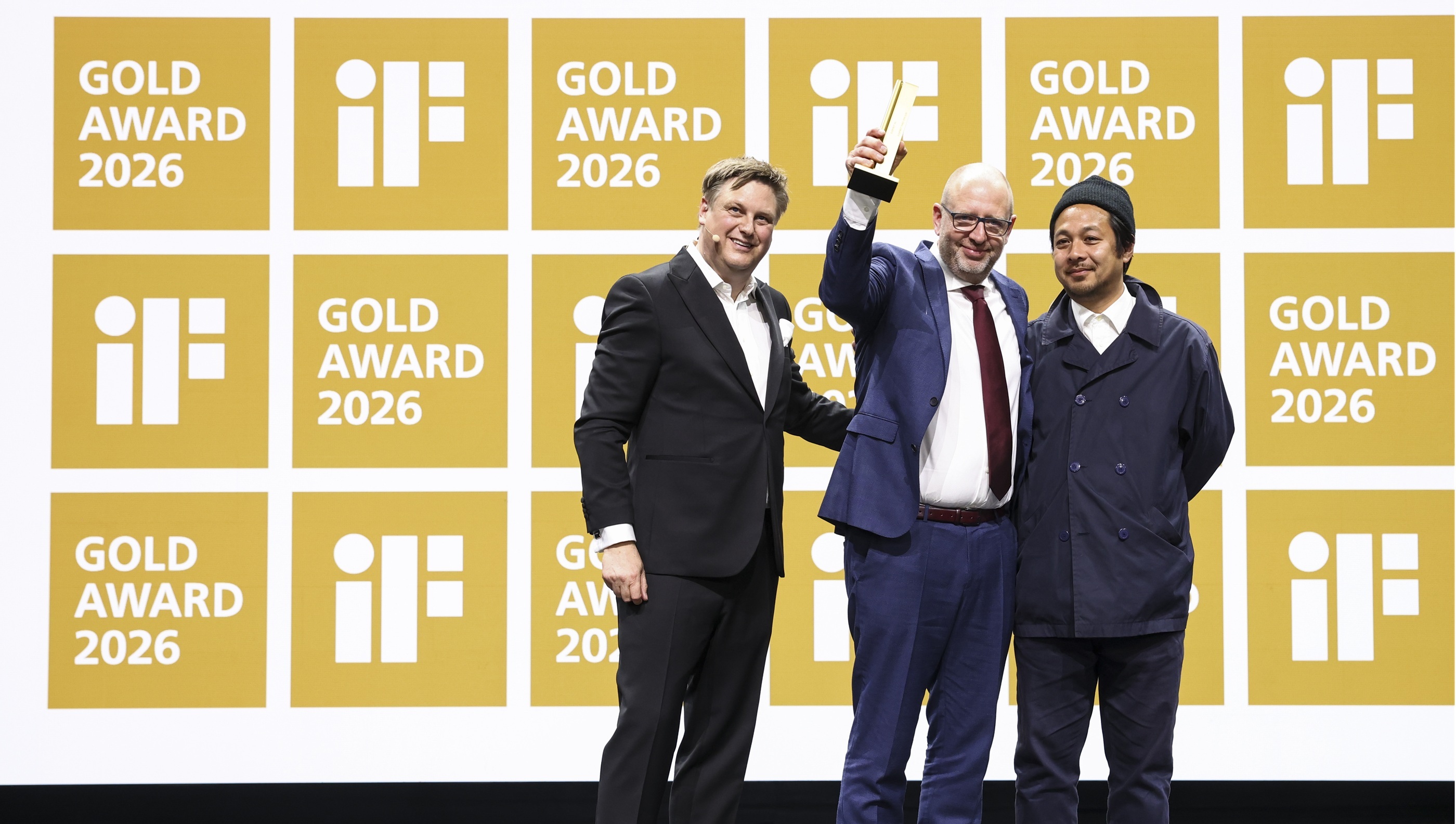 iF DESIGN AWARD Gold Winners celebrate their success at the iF Design Award Night 2026 in Berlin´s Friedrichstadt-Palast.
