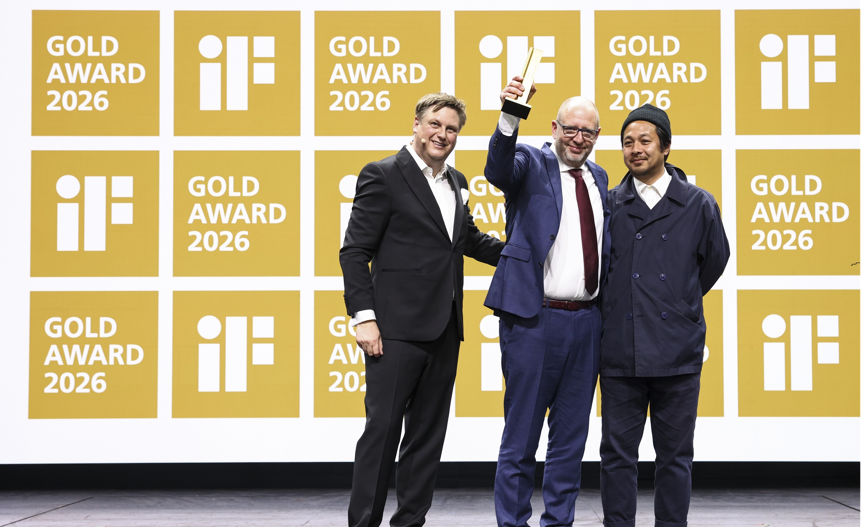 iF DESIGN AWARD Gold Winners celebrate their success at the iF Design Award Night 2026 in Berlin´s Friedrichstadt-Palast.