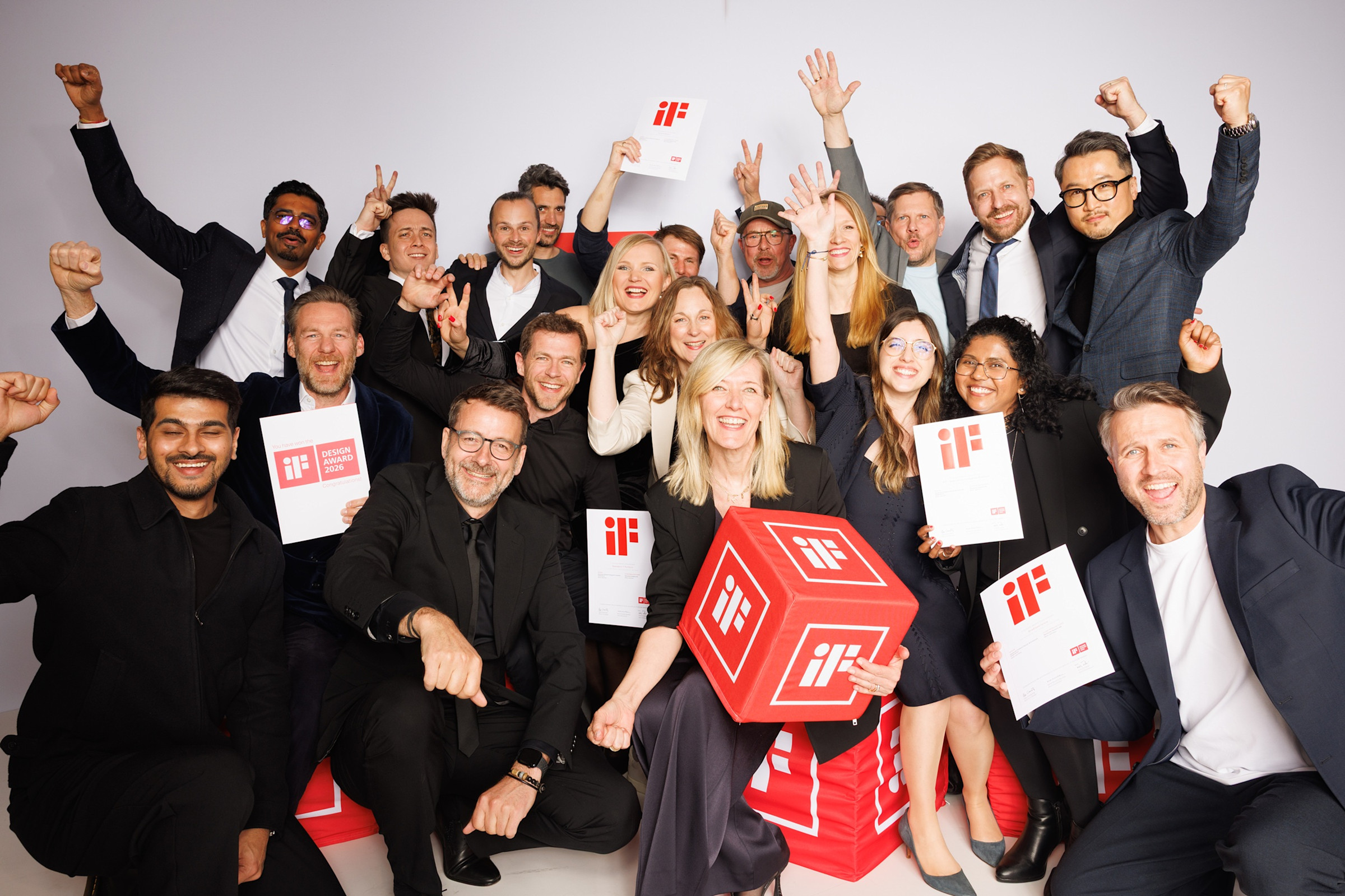 iF DESIGN AWARD Gold Winners celebrate their success at the iF Design Award Night 2026 in Berlin´s Friedrichstadt-Palast.