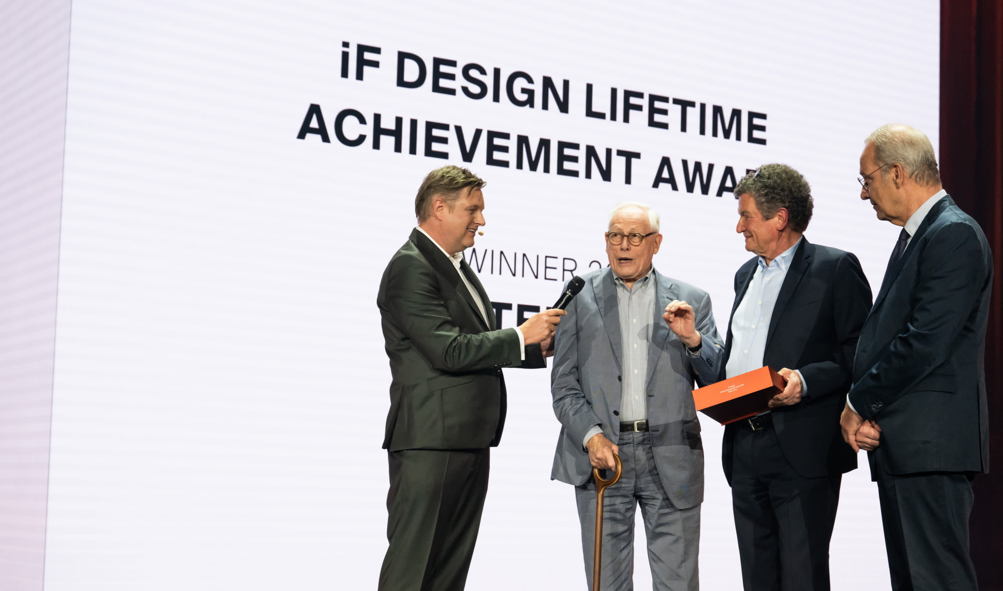 Dieter Rams received first-ever iF Design Lifetime Achievement Award 2024!