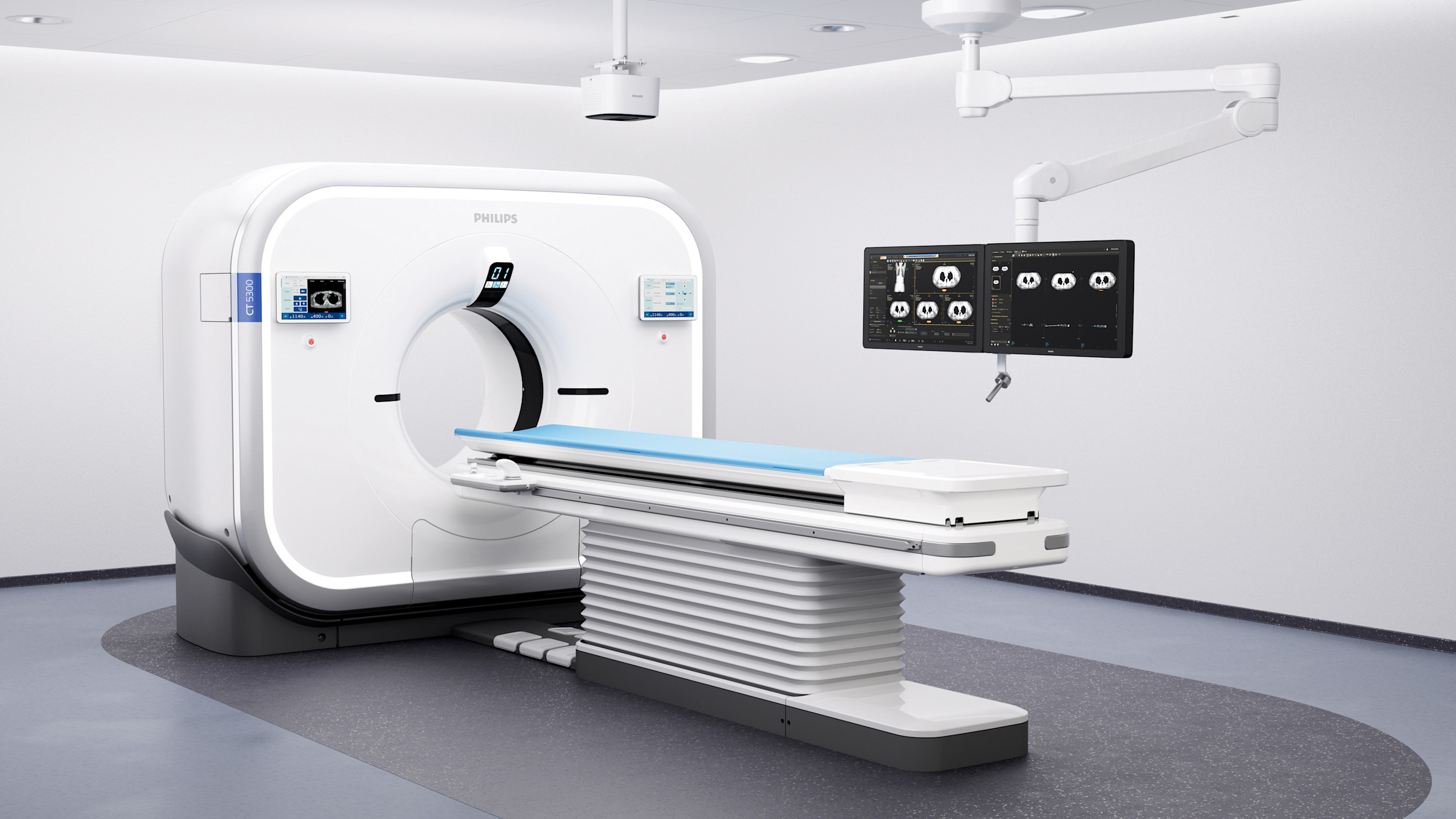 AI Driven CT Smart Scanner, Philips CT 5300, manufactured by Philips, Amsterdam, Netherlands, 
Design by Philips Experience Design, Eindhoven, Netherlands, CT/AMI, Shanghai, China