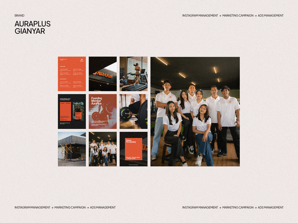 Aura Plus Gym - Digital Presence & Launch Campaign - Image 1