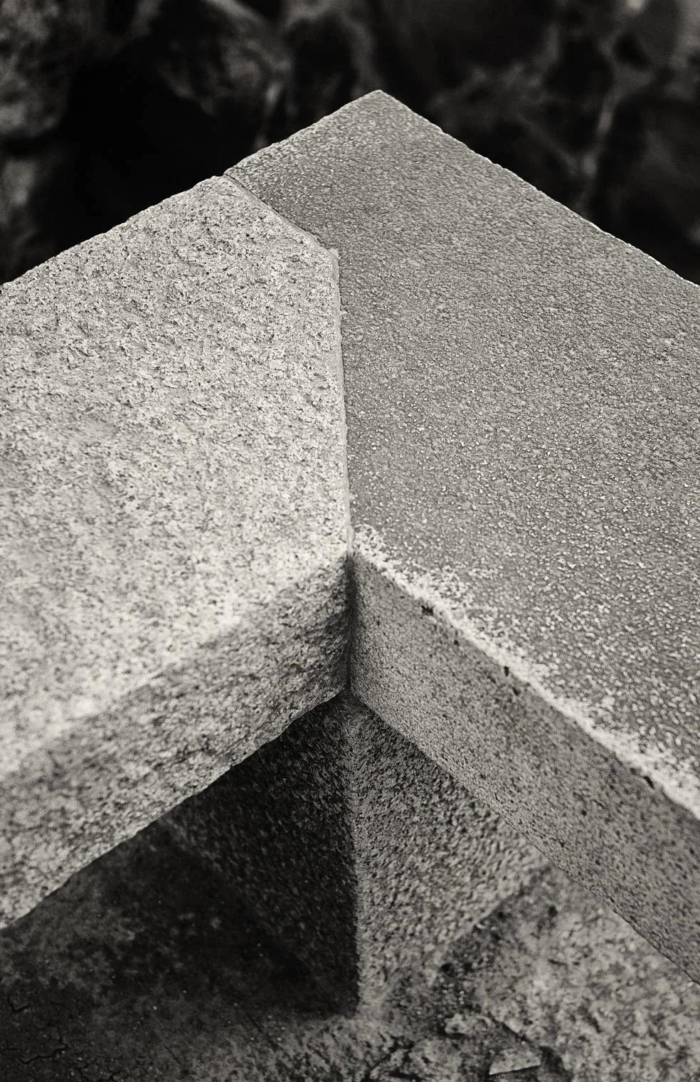 granite corner joint detail
