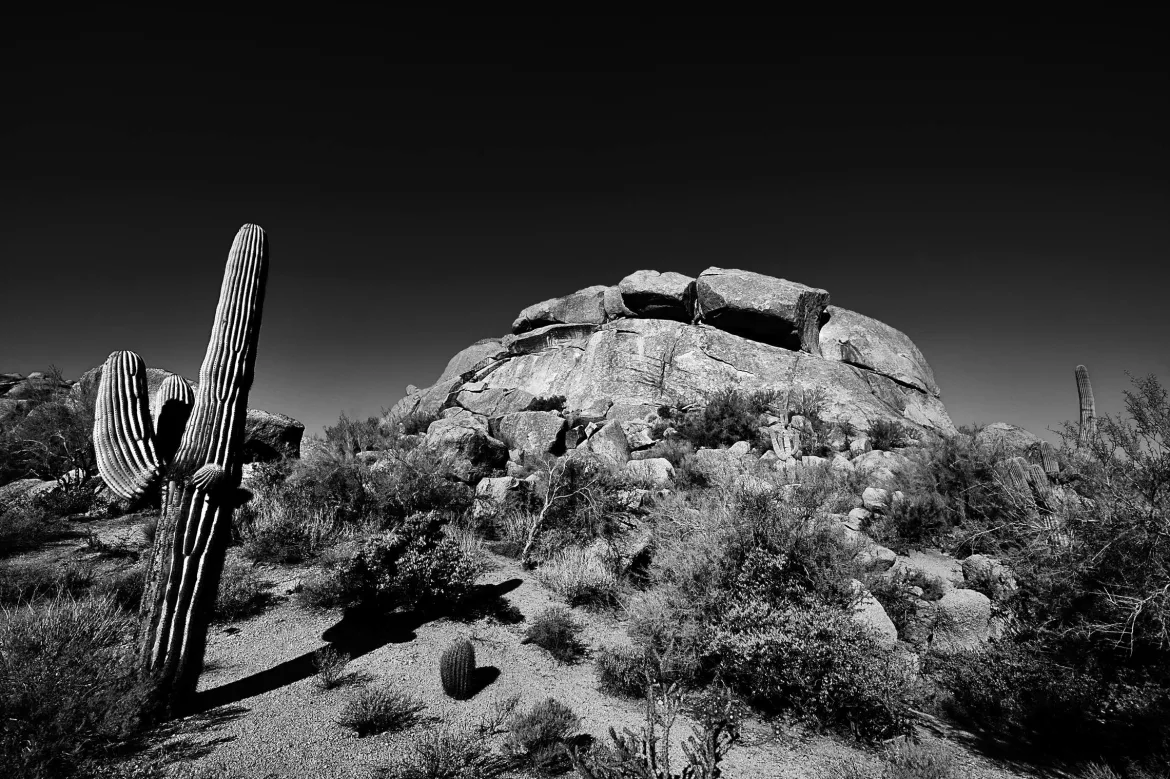boulder outcrop, carefree, arizona