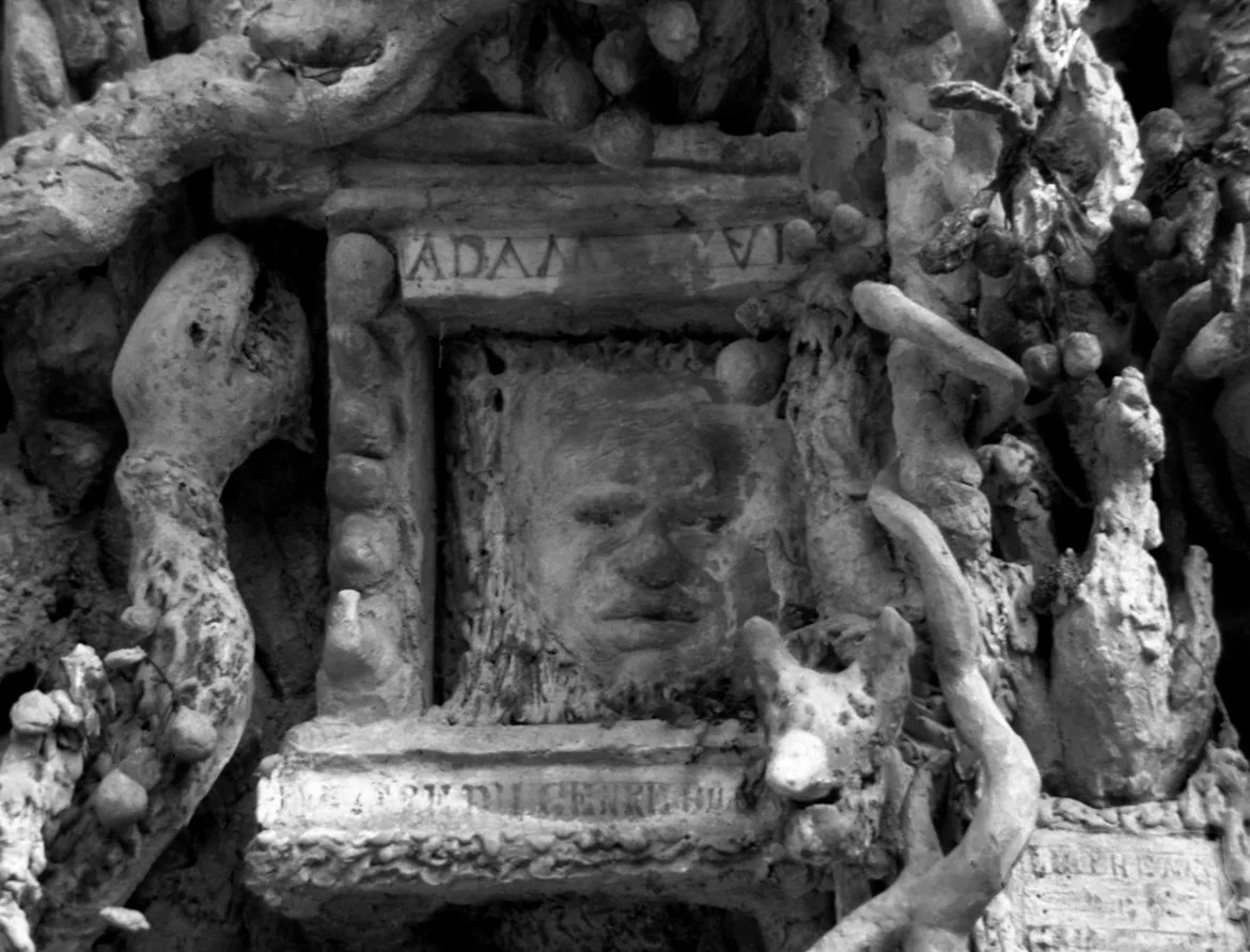 adam and eve, le palais ideal du facteur cheval, hauterives, drome