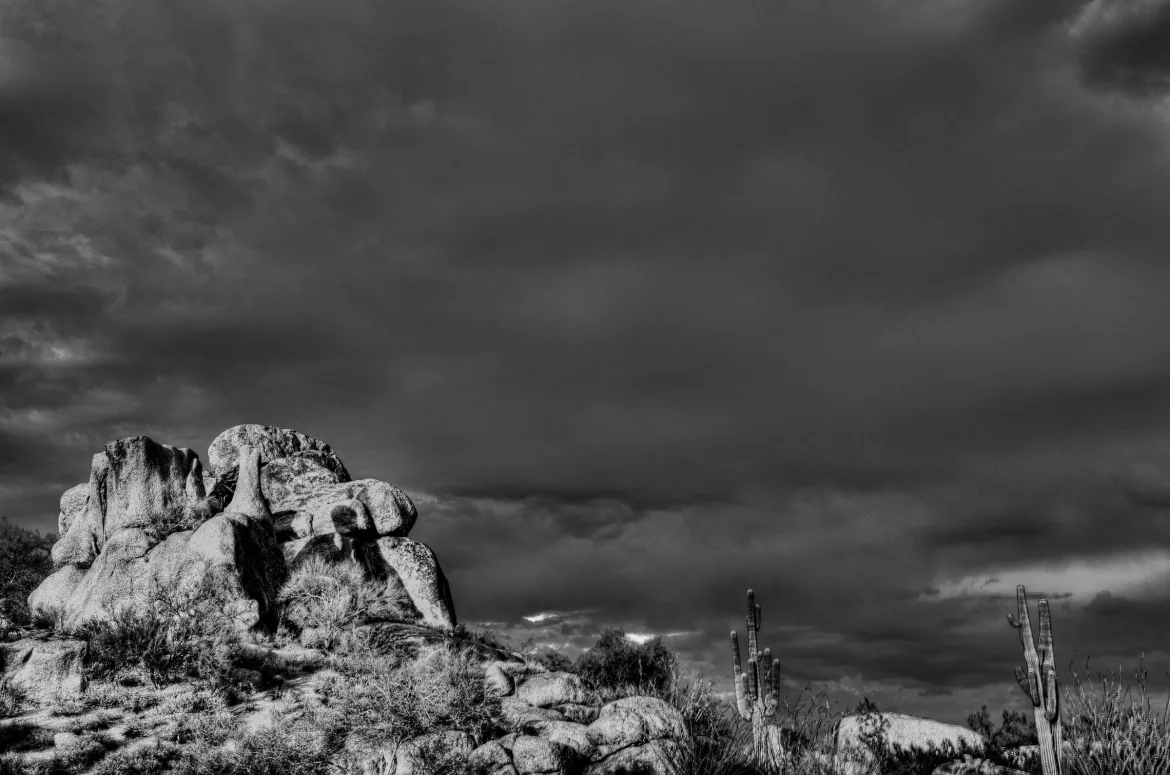 boulder outcrop, carefree, arizona