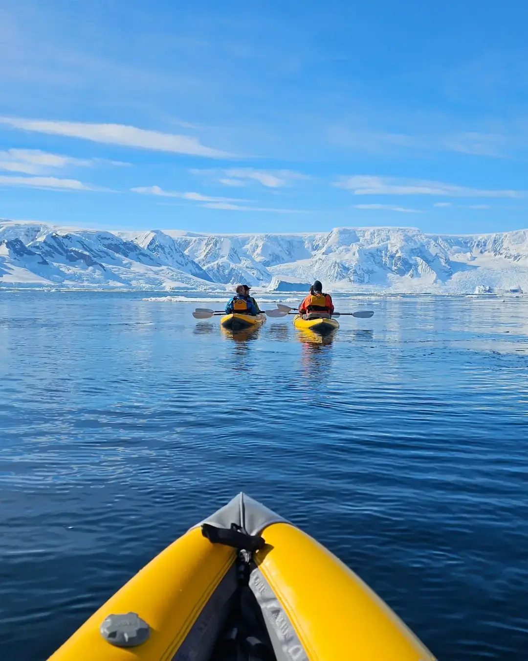Kajakken in Antarctica
