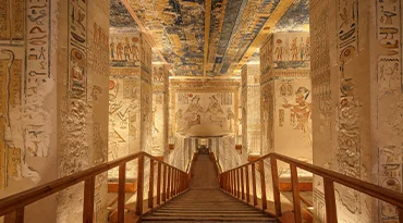 Naar de graftombes van de farao's in Luxor