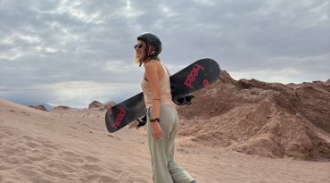 Voel de adrenaline tijdens het sandboarden in de Atacama woestijn