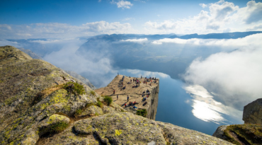 De spectaculaire klif van Preikestolen