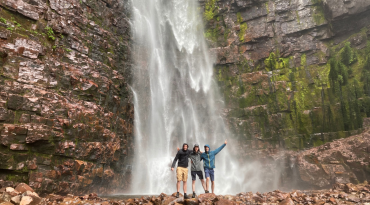 Bezichtig de grootste waterval van Zweden
