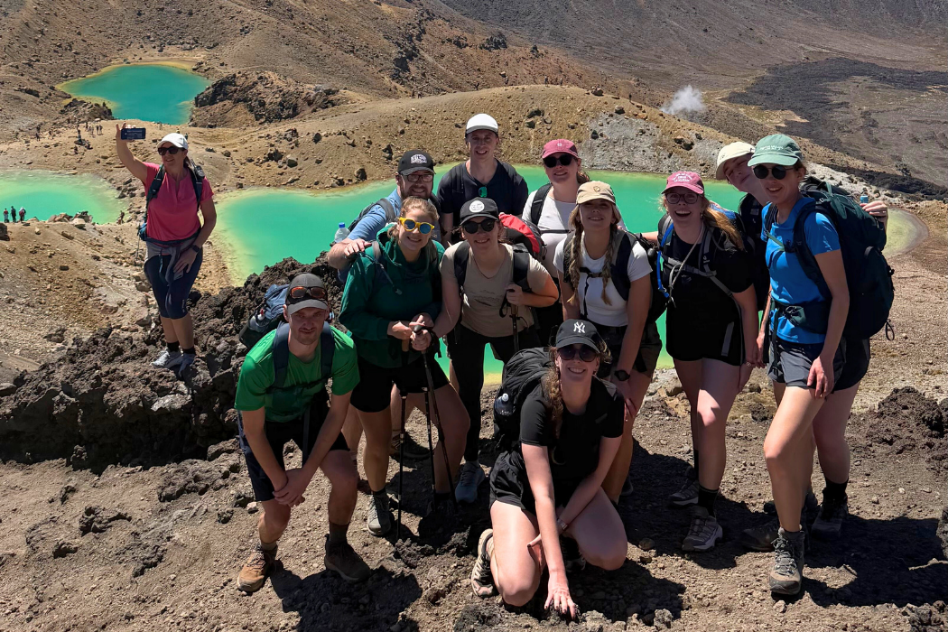 Emerald Lakes Tongariro Alpine Crossing Groepsreis Nieuw-Zeeland