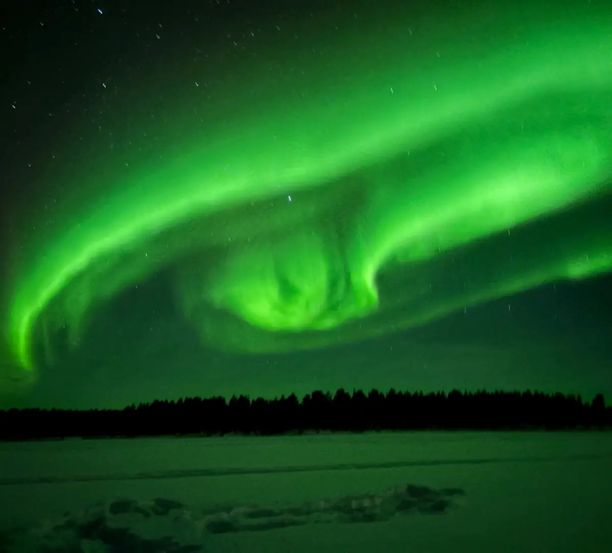 Het Noorderlicht in Lapland