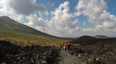 Trektocht en volcano boarding bij Cerro Negro