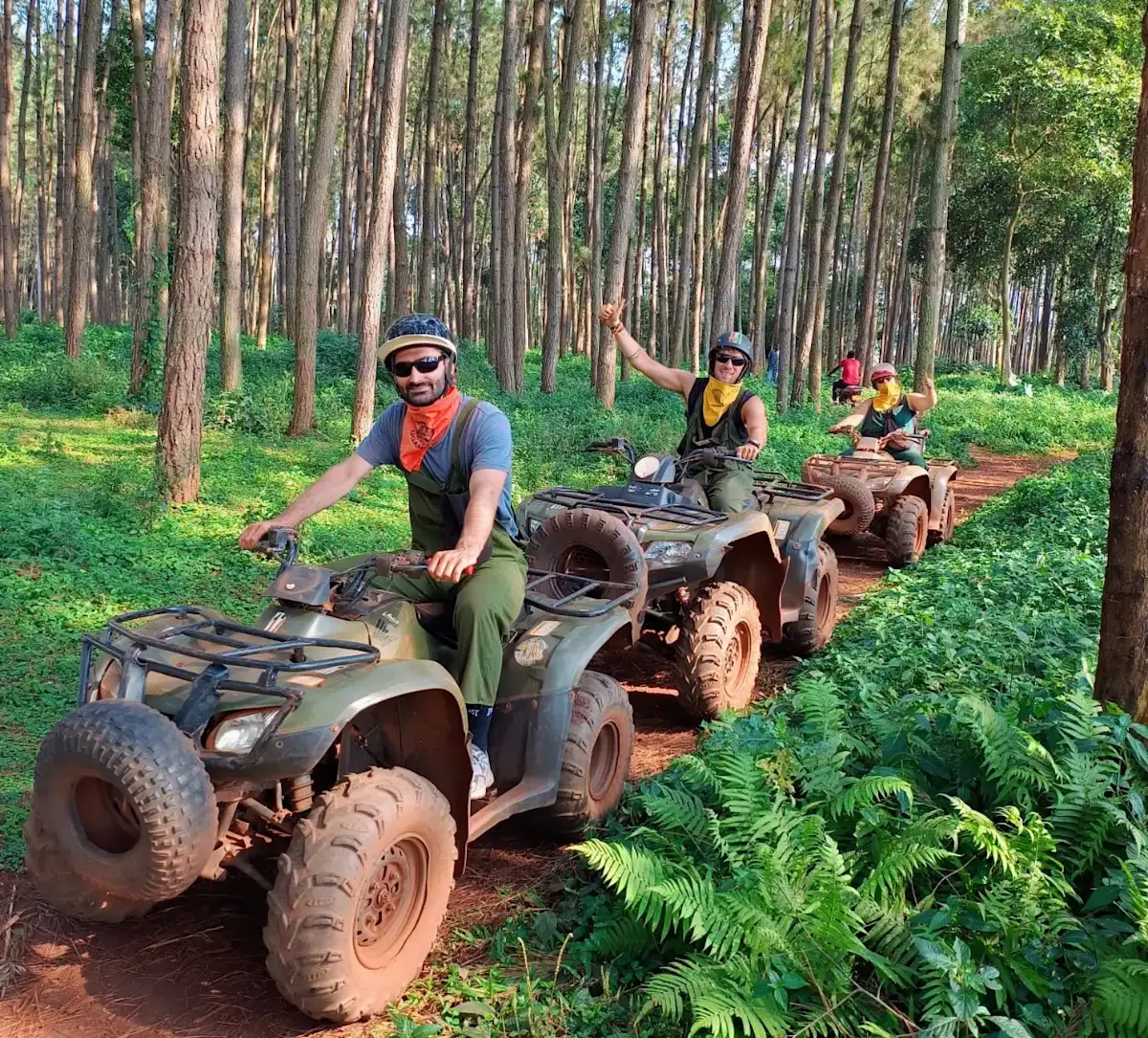 Quadrijden in Jinja Oeganda