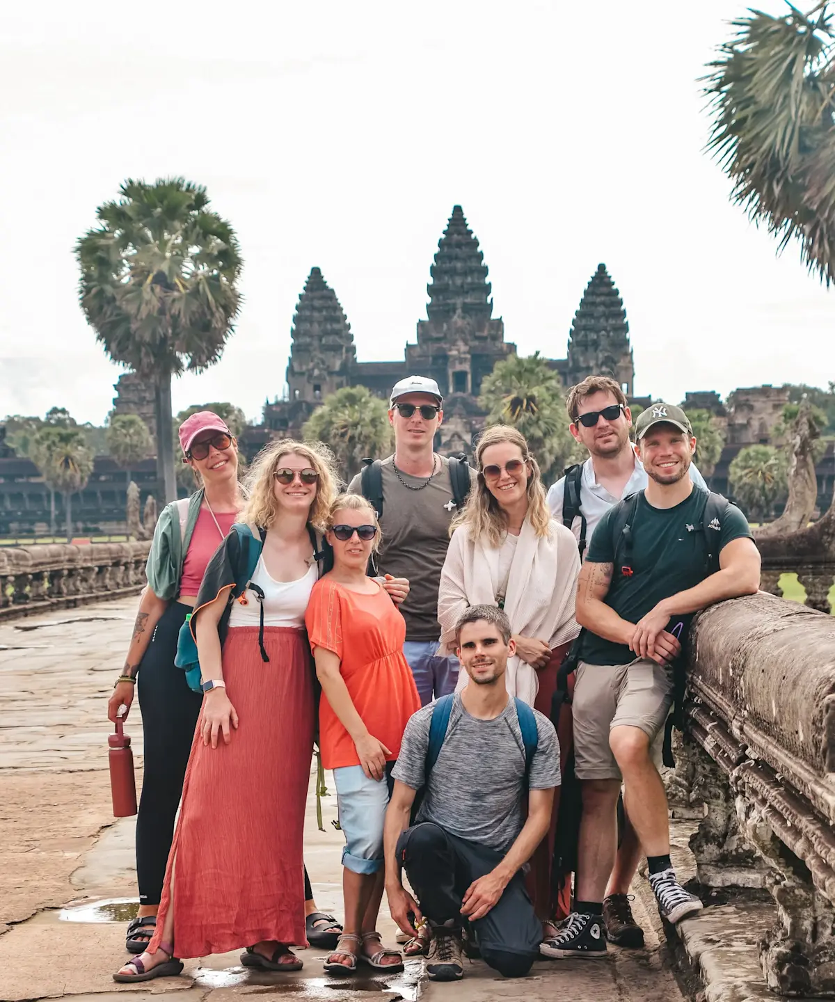 Groepsfoto Cambodja Siem Reap