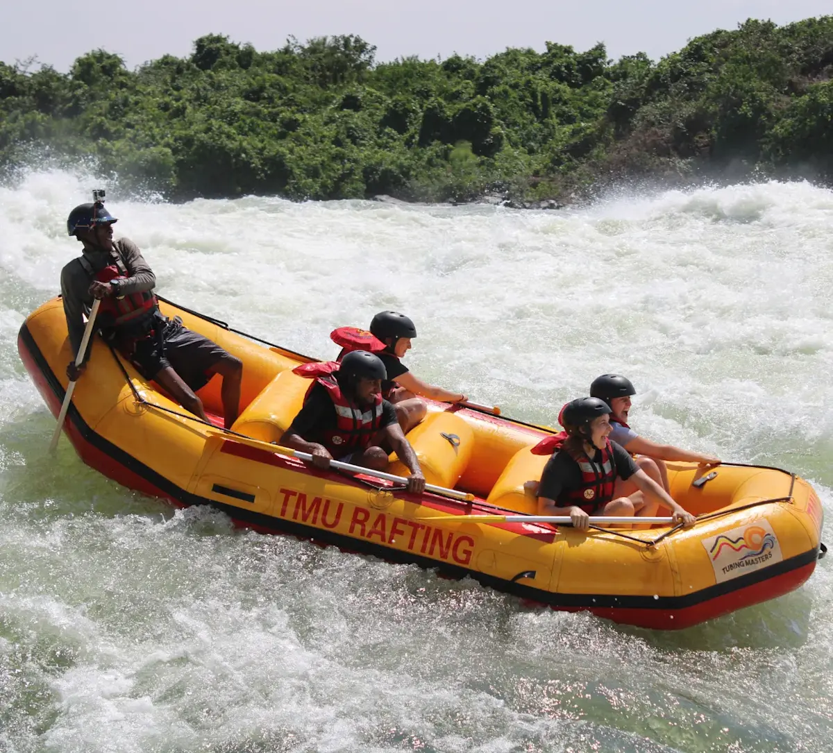 Raften op de Nijl in Jinja