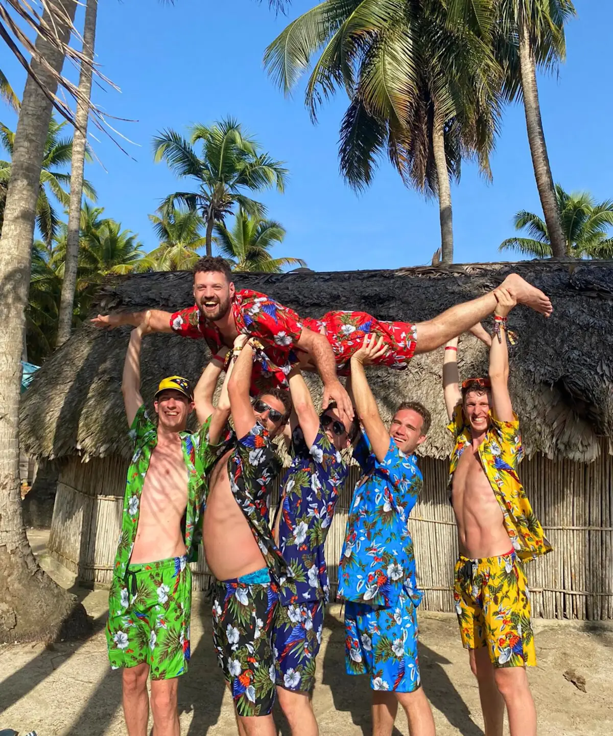 Groepsfoto avontuurlijke reis 