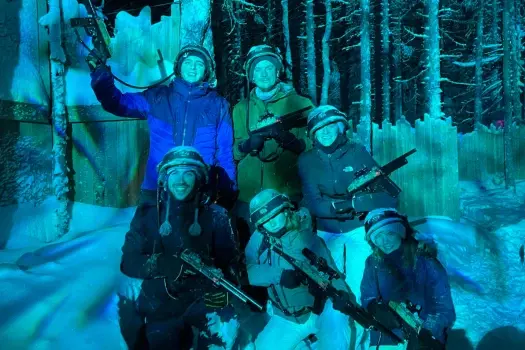 Groepsreis Lapland Lasershooten