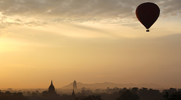 Legendarische zonsopgang in Bagan