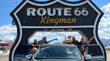 Op Road Trip met onze eigen huurwagens langs Route 66.