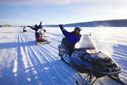 Groepsreis Lapland Snowscooter