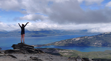 Zuidelijkste stad ter wereld Ushuaia in Tierra del Fuego