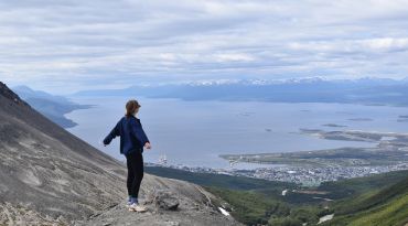 Zuidelijkste stad ter wereld Ushuaia in Tierra del Fuego