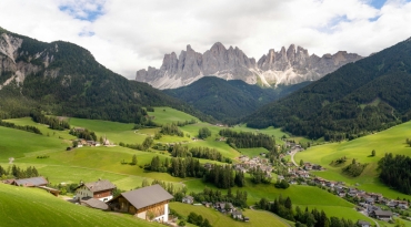 Uitzichten over de Seiser Alm, Geislergruppe en Marmolada