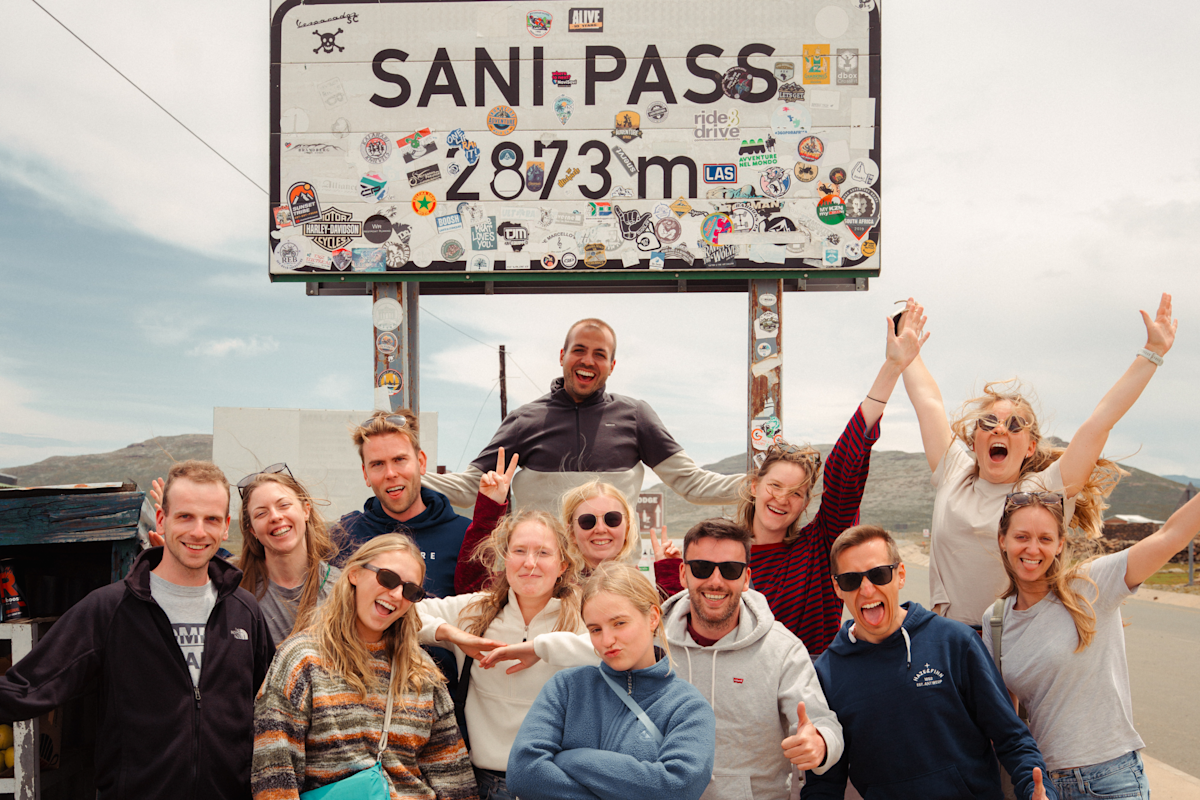 Groepsfoto Zuid-Afrika 