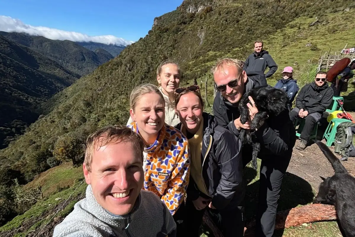 Groepsfoto P&aacute;ramo Trek Colombia