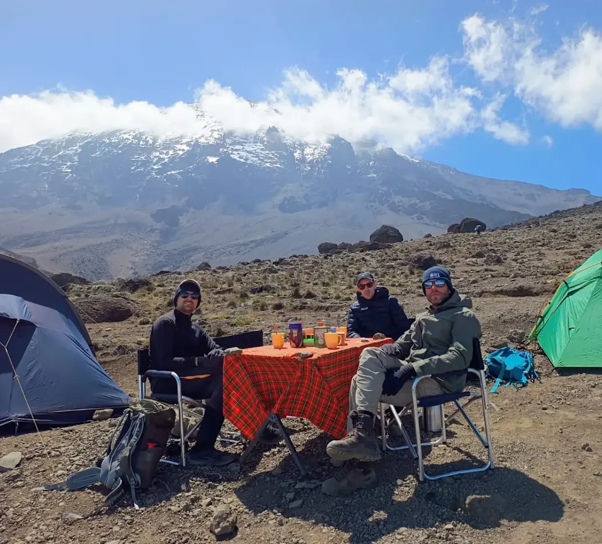 KIL kampeerplek lemosho route kilimanjaro