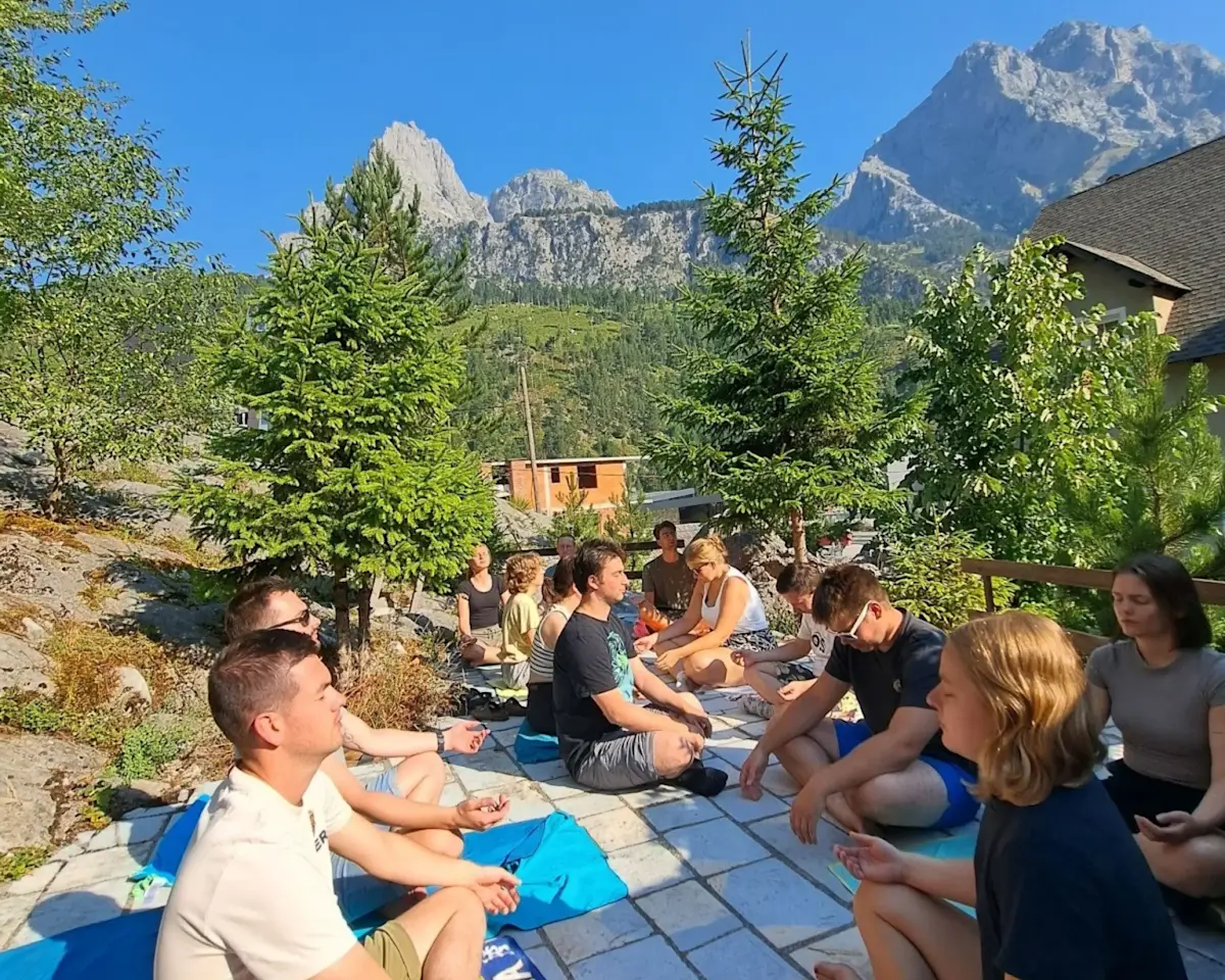 Groepsfoto Albani&euml; Yoga