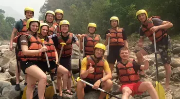 Op rafting-, bungee- en canyoningavontuur in Noord-Nepal