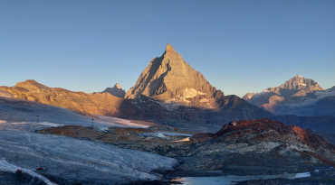 Uitzicht op 4000’ers zoals de Matterhorn, Breithorn en Monte Rosa