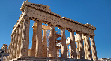 Het oude Griekenland in Delphi, Olympia, Corinthe, Athene