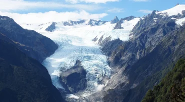 Vlieg met een helikopter en ontdek de Franz Josef Gletsjer