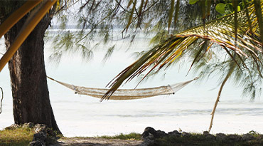 Relaxen op de witte stranden in Zanzibar